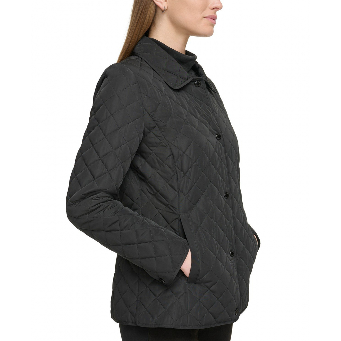 Manteau 'Collared Quilted' pour Femmes