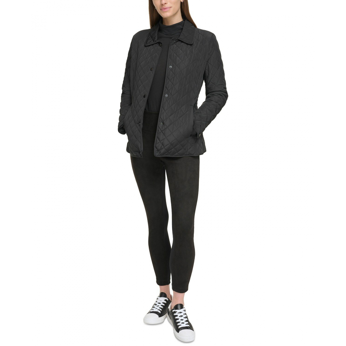 Manteau 'Collared Quilted' pour Femmes