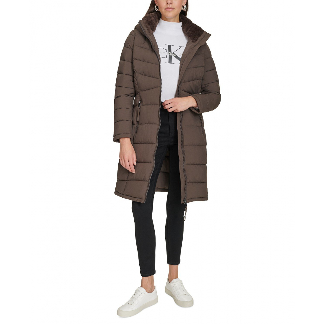 Manteau matelassé 'Hooded' pour Femmes