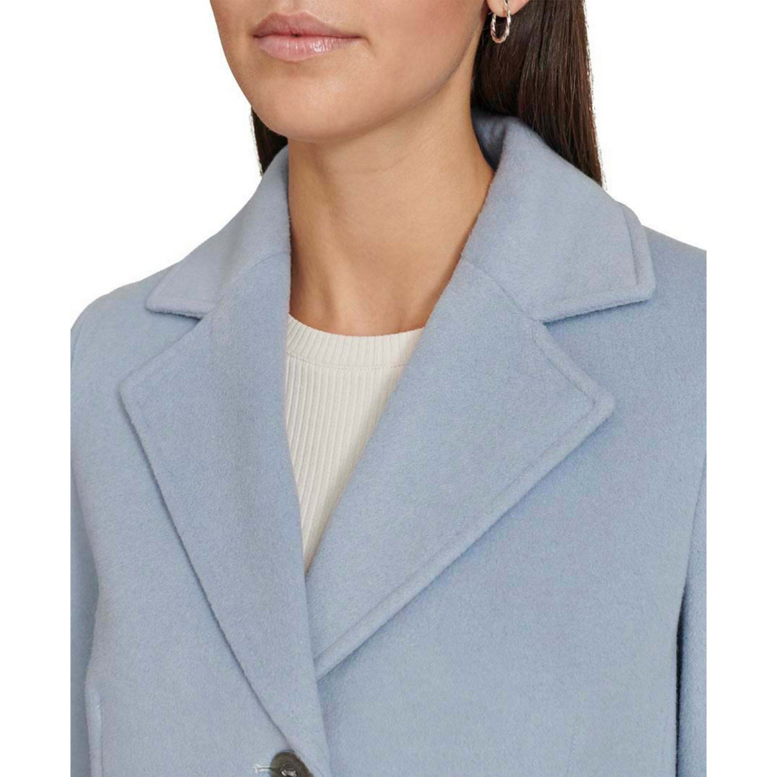 Women's 'Single-Breasted Wool Blend Coat' Coat