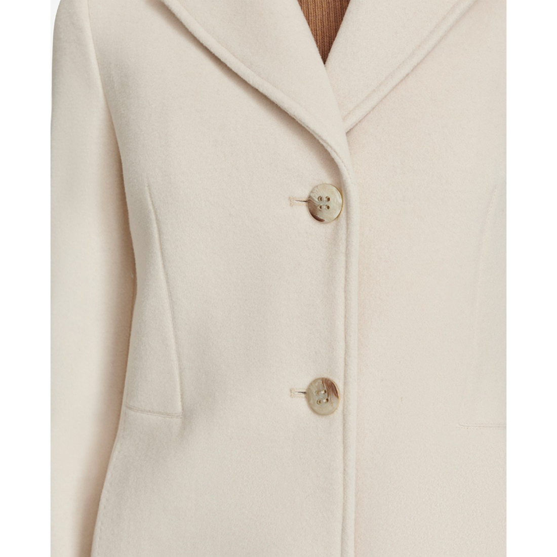 Women's 'Single-Breasted Wool Blend Coat' Coat