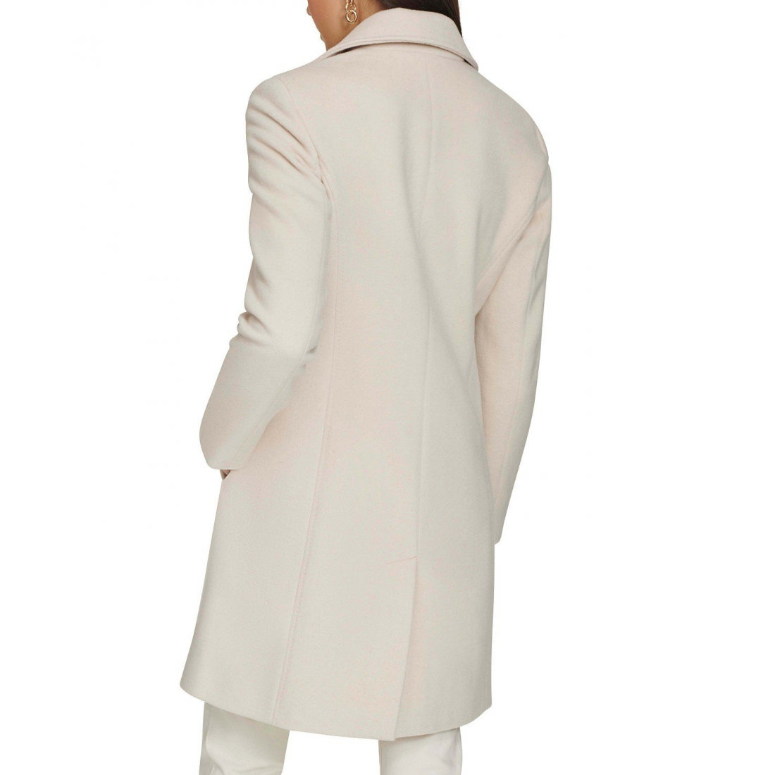 Women's 'Single-Breasted Wool Blend Coat' Coat