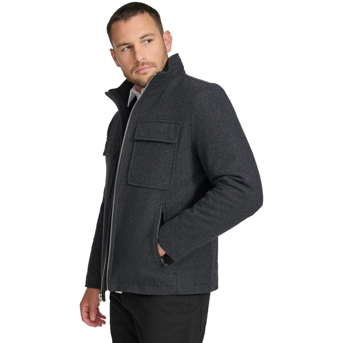'Hipster with Zip-Out Hood' Regenjacke  für Herren