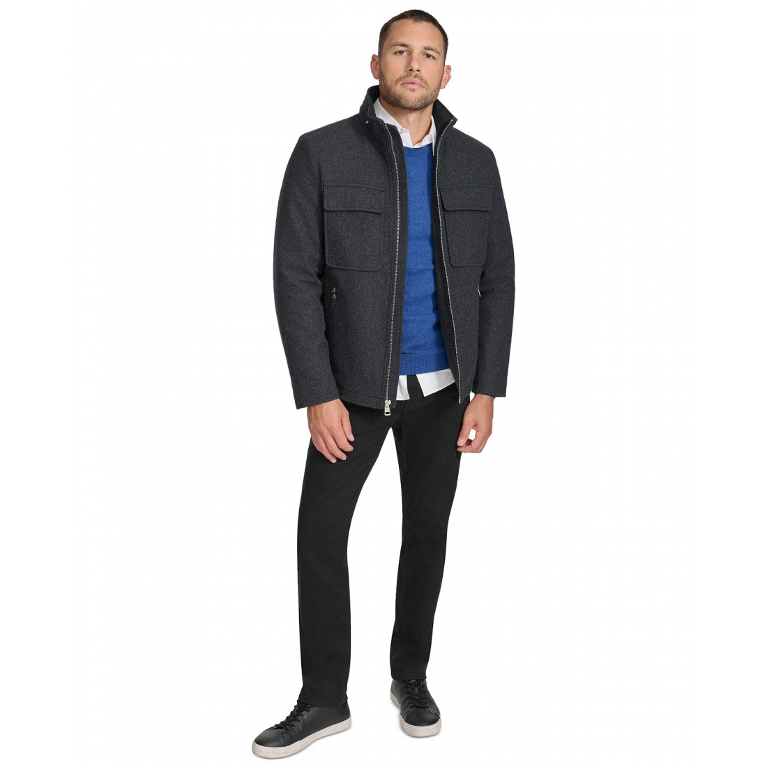 'Hipster with Zip-Out Hood' Regenjacke  für Herren