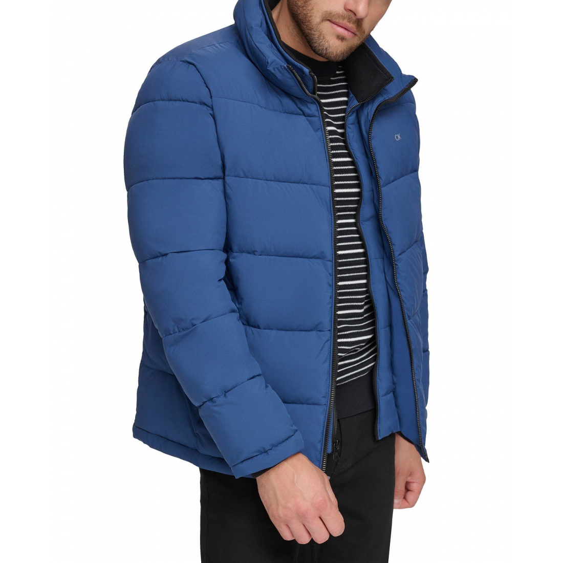 Hommes's 'Puffer With Set In Bib Detail' Veste matelassée