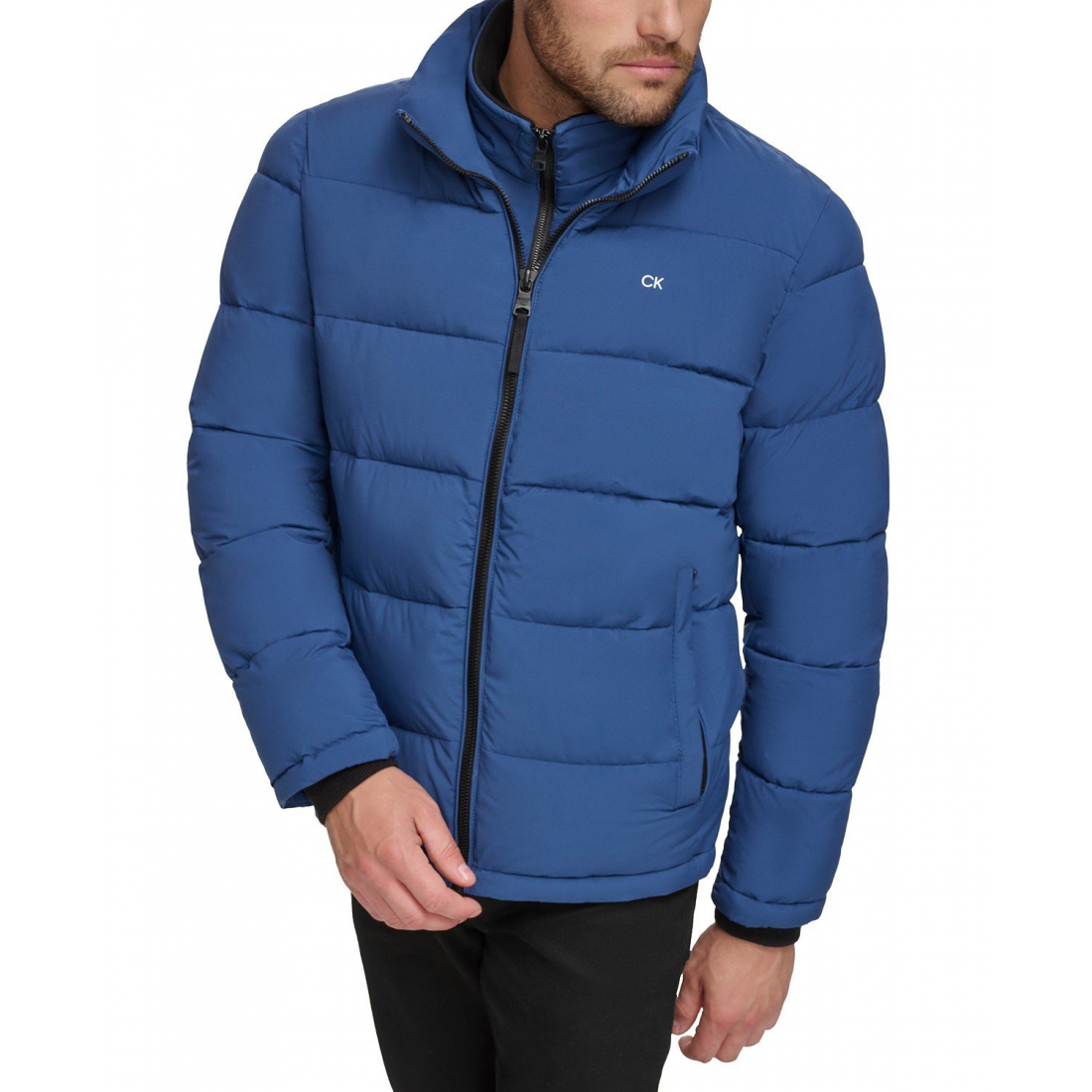 Hommes's 'Puffer With Set In Bib Detail' Veste matelassée