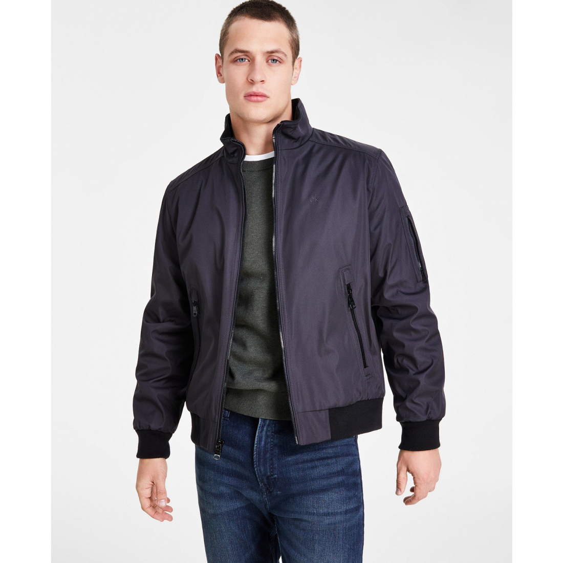Blouson bomber 'Classic Zip-Front Ripstop' pour Hommes