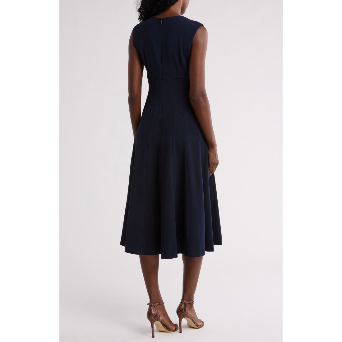 Women's 'Scuba Crepe' Fit & Flare Dress