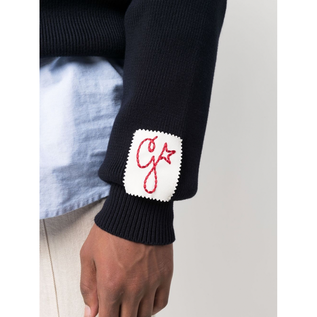 Pull 'Ribbed-Knit' pour Hommes