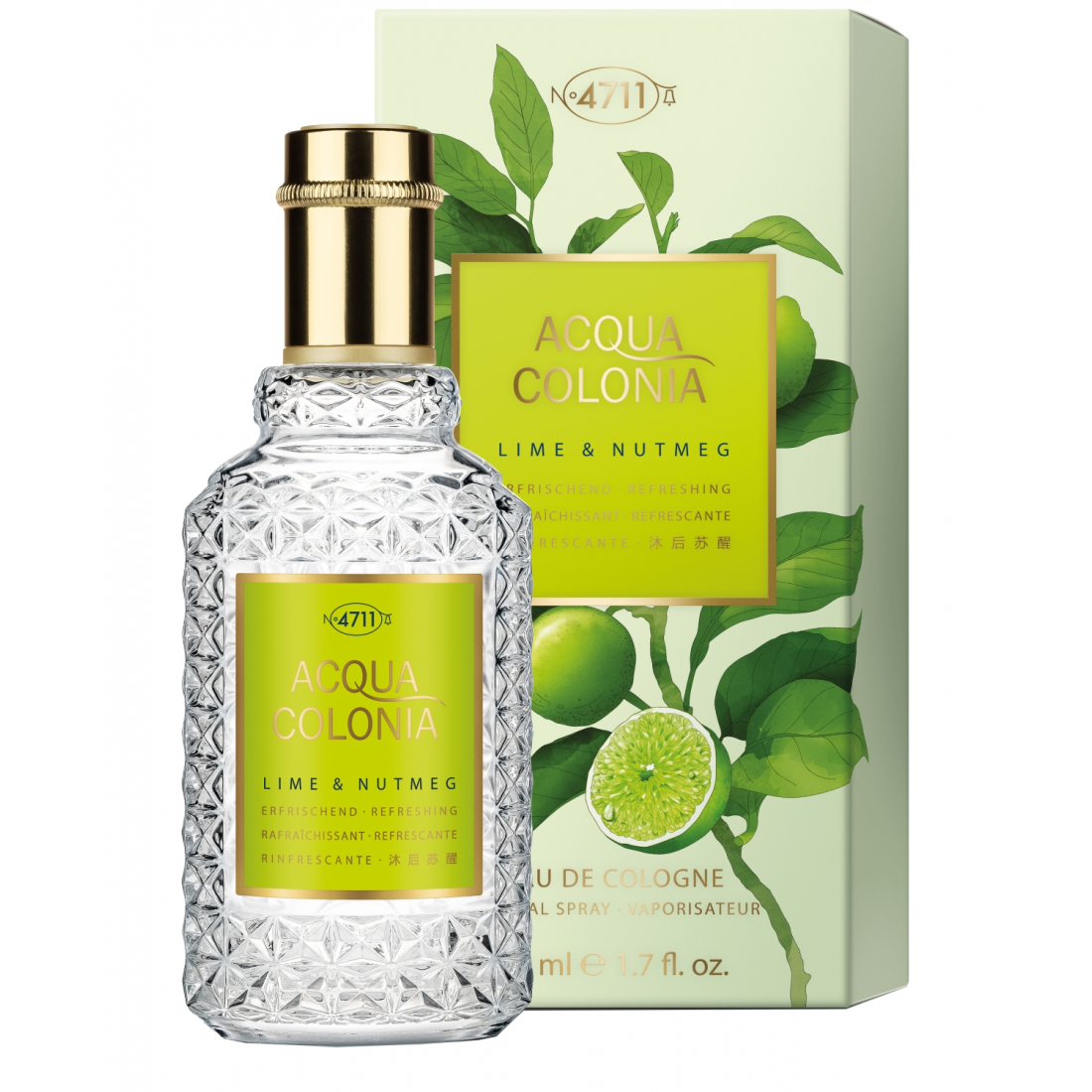 Eau de Cologne 'Lime + Nutmeg' - 50 ml