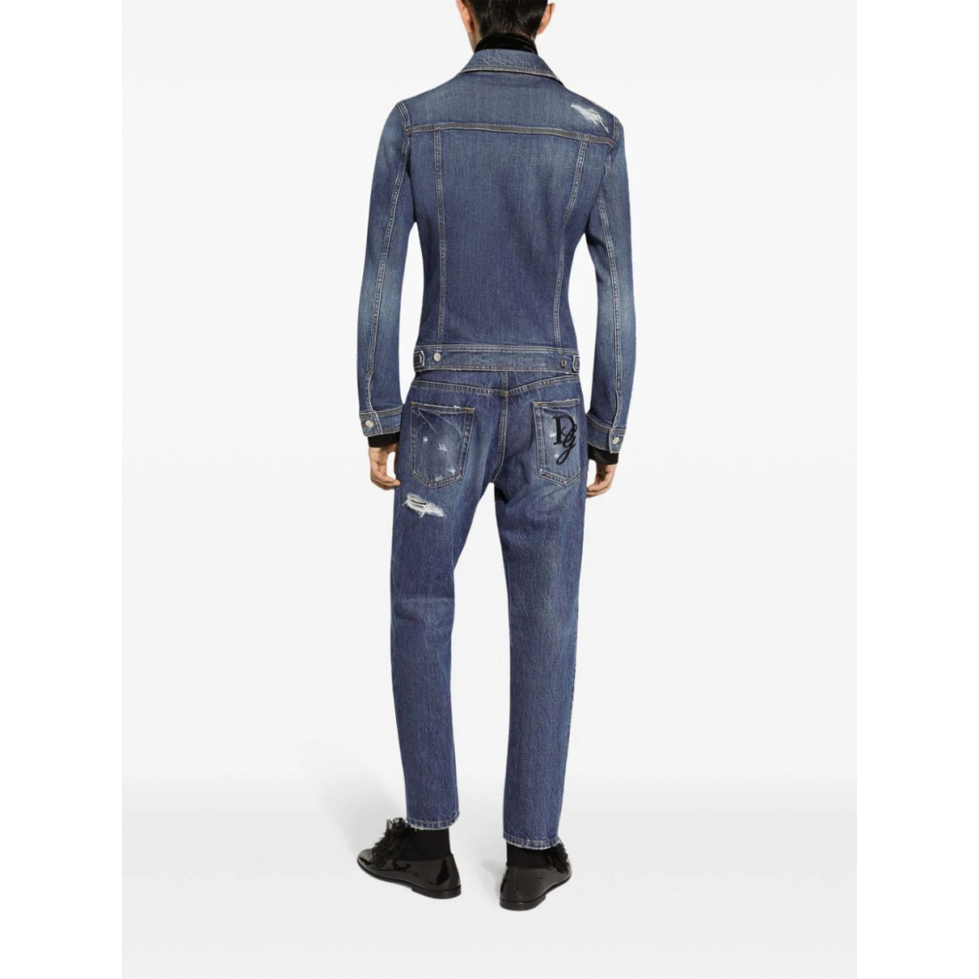 Men's 'Buttoned' Denim Jacket