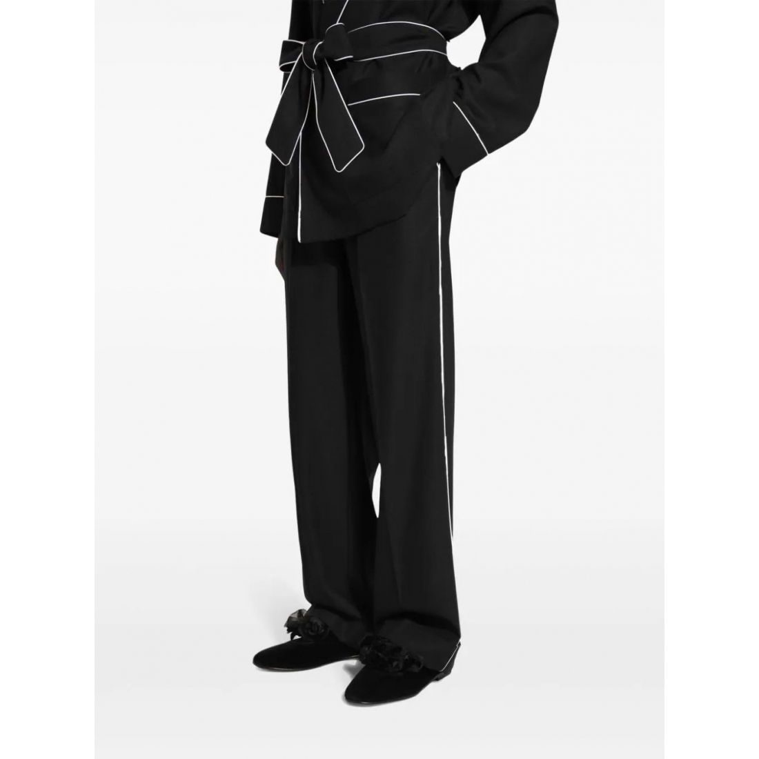 'Contrast-Trim' Lounge Hosen für Herren