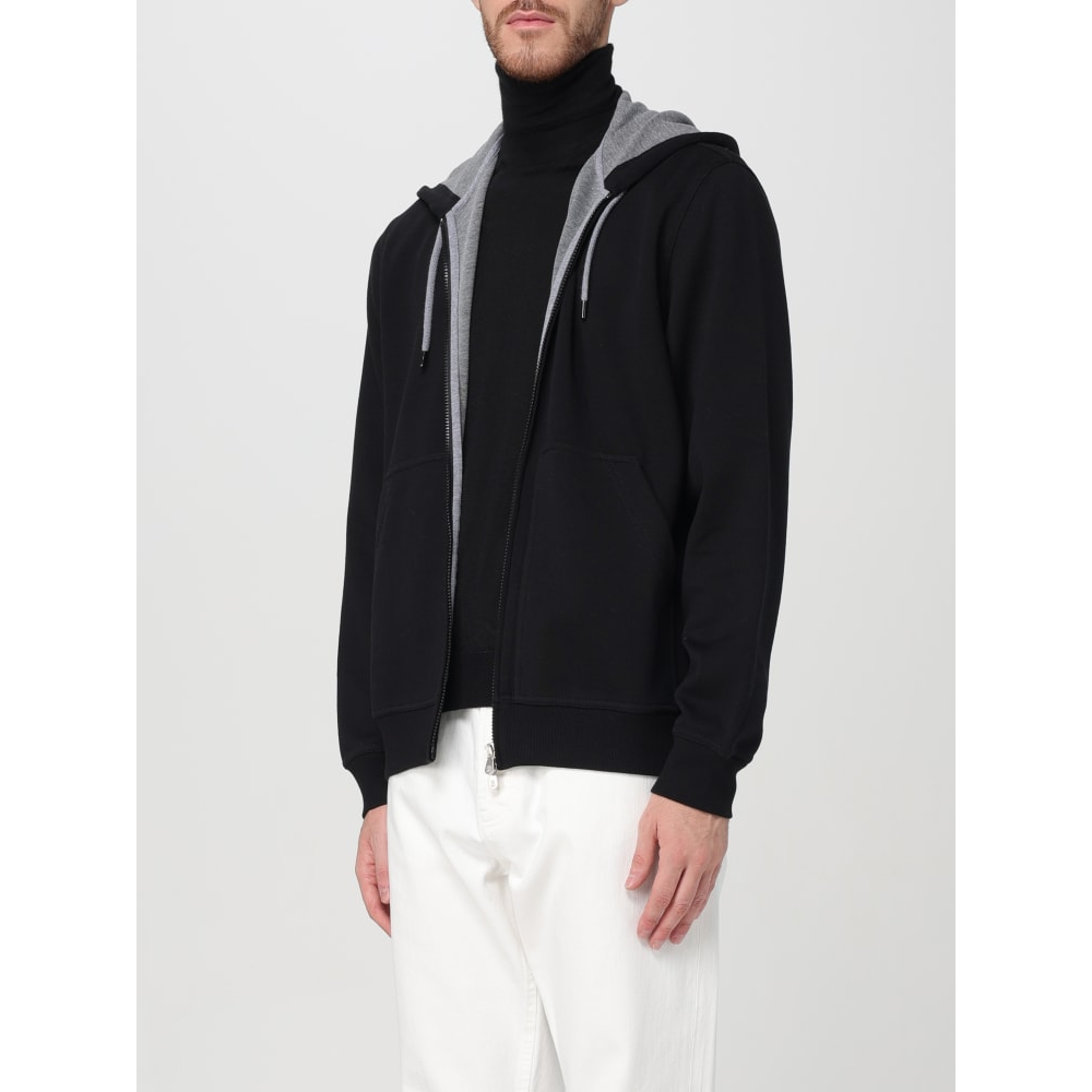 Men's 'Mélange-Effect Zipped' Hoodie