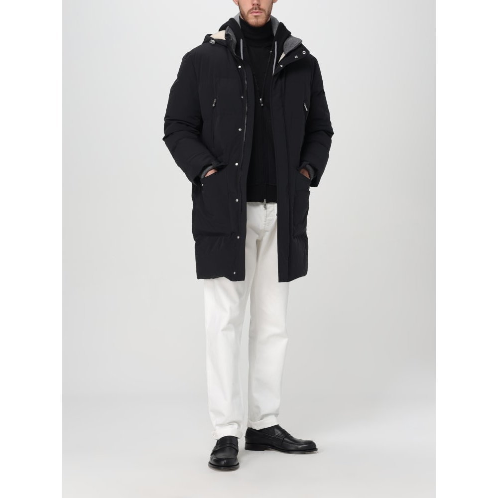 Men's 'Mélange-Effect Zipped' Hoodie