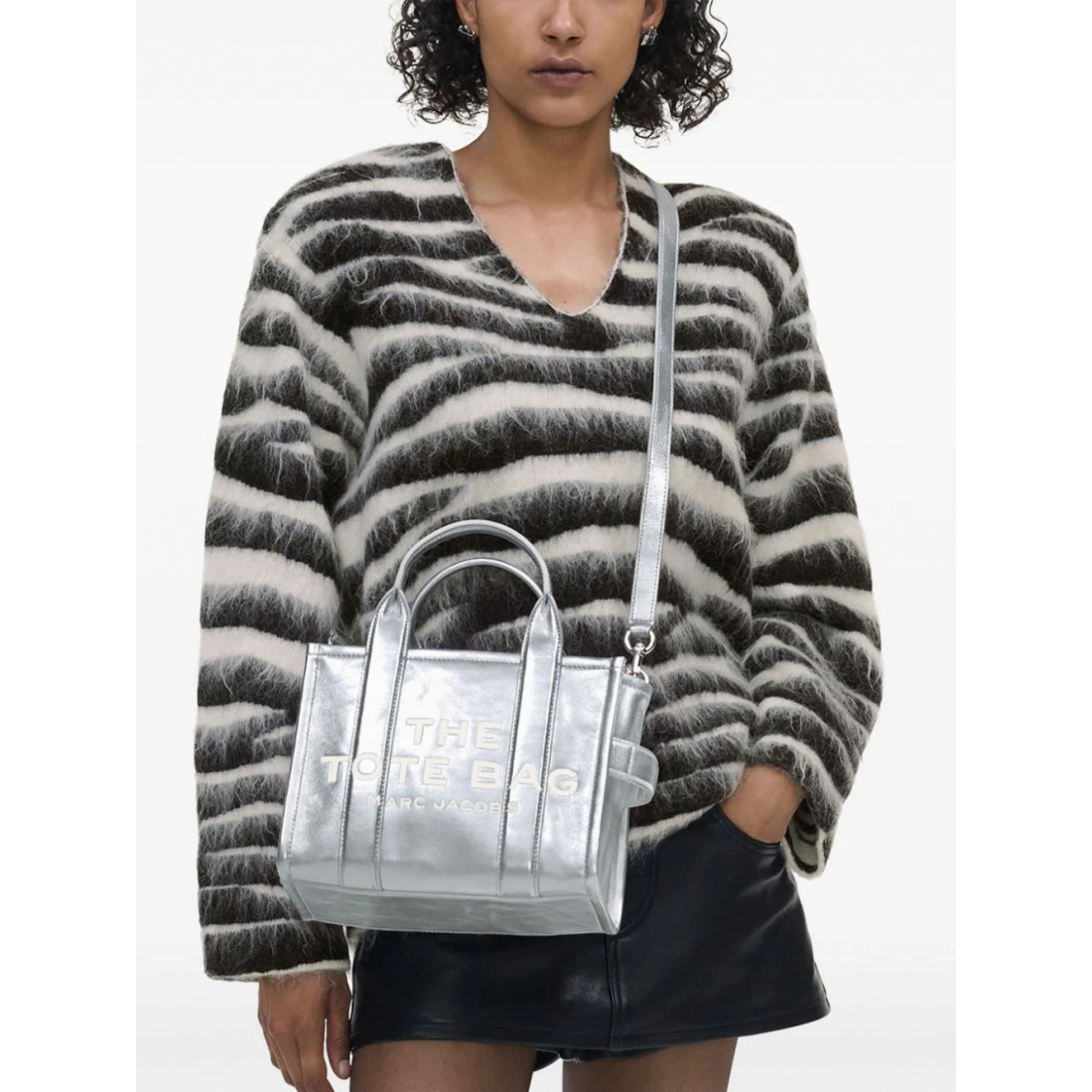 Sac cabas mini 'The Metallic' pour Femmes