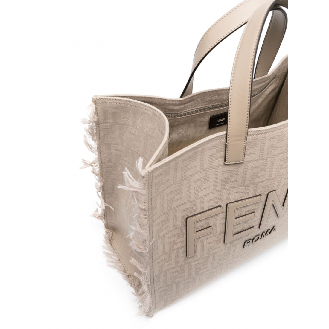 Men's 'Large FF Fringed' Tote Bag