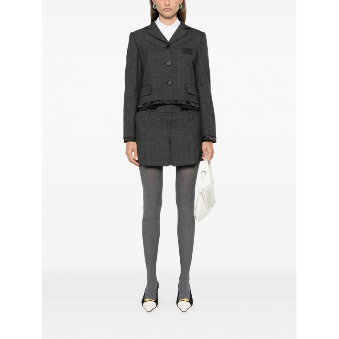 Women's 'Logo-Patch' Mini Skirt