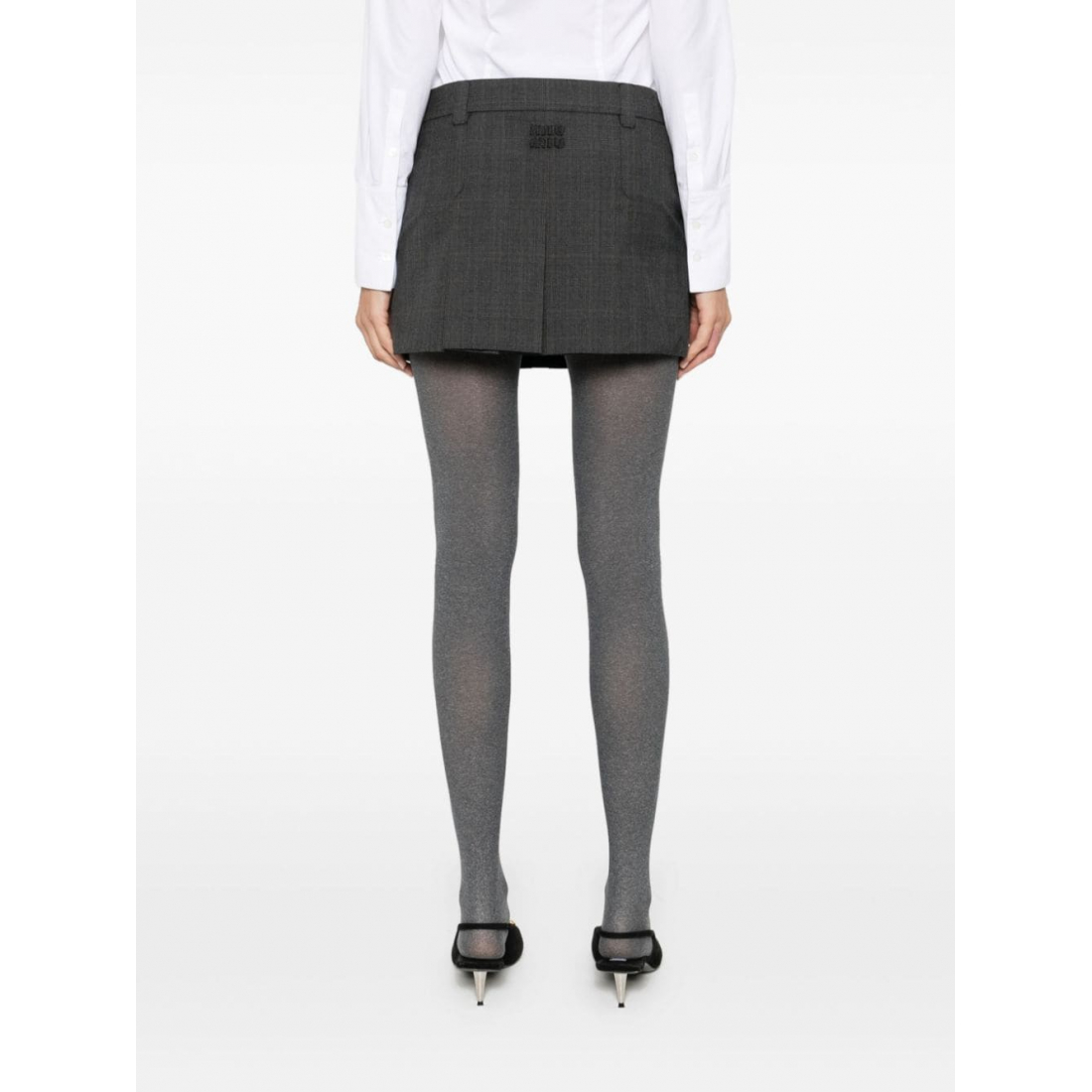 Women's 'Logo-Patch' Mini Skirt