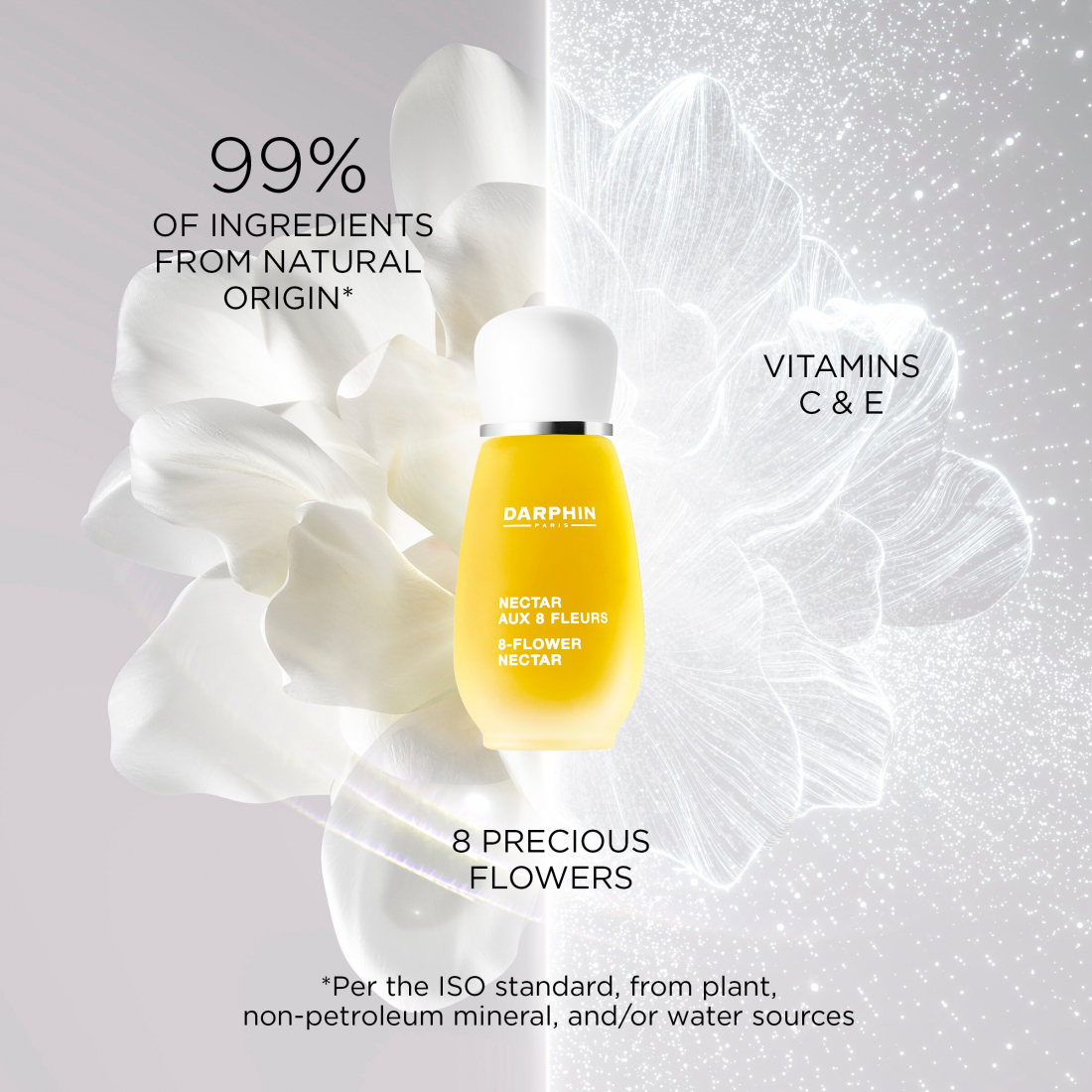 Elixir d'huile pour le visage  '8-Flower Nectar Anti-Aging' - 15 ml