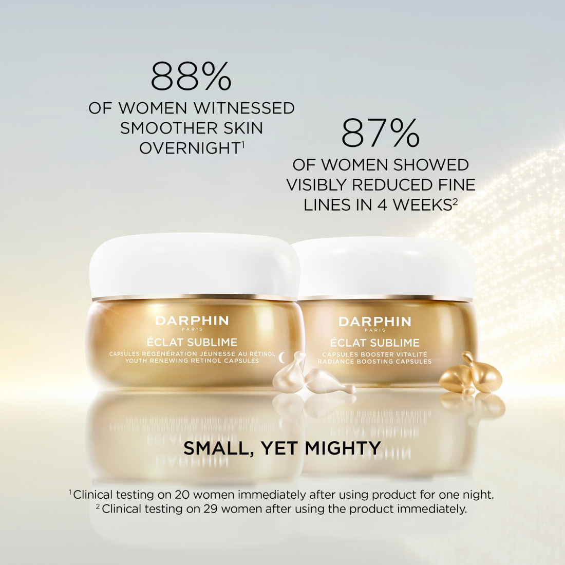 Amplificateur 'Éclat Sublime Radiance Pro-Vitamine C & E' - 60 Gélules, 50 ml