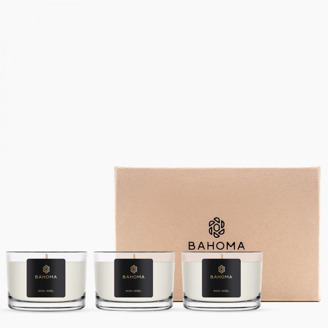 Set de bougies 'Christmas Compact' - Noel Noel 240 g