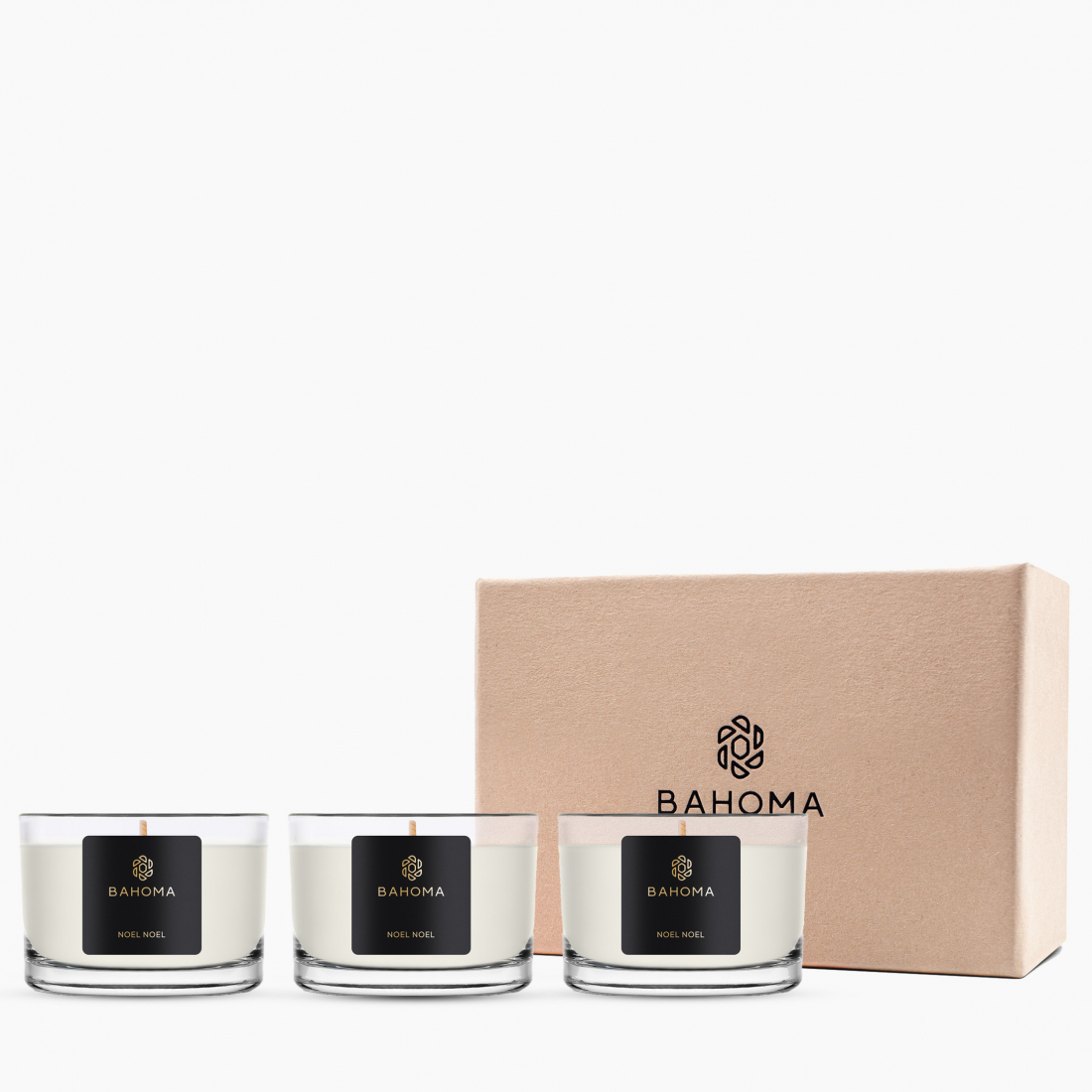 Set de bougies 'Christmas Compact' - Noel Noel 240 g