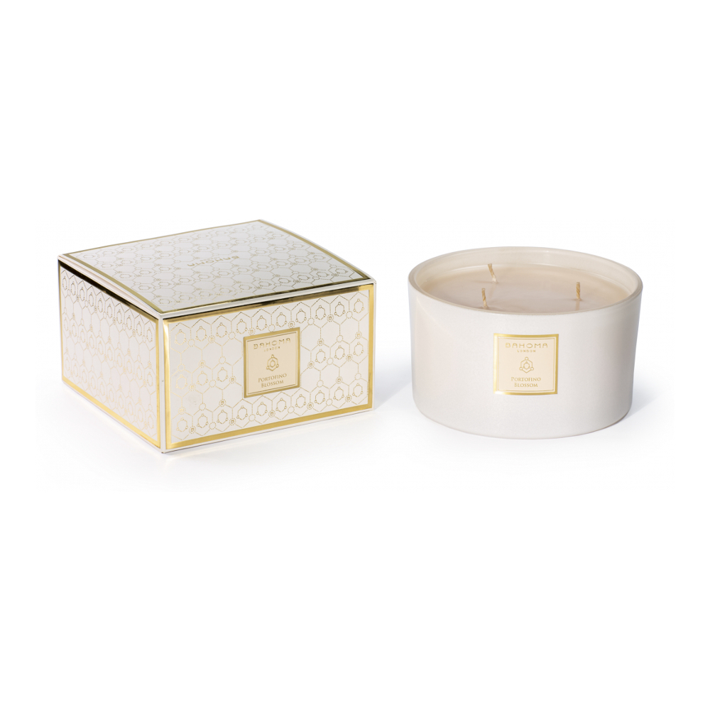 Bougie 3 mèches 'Pearl' - 400 g