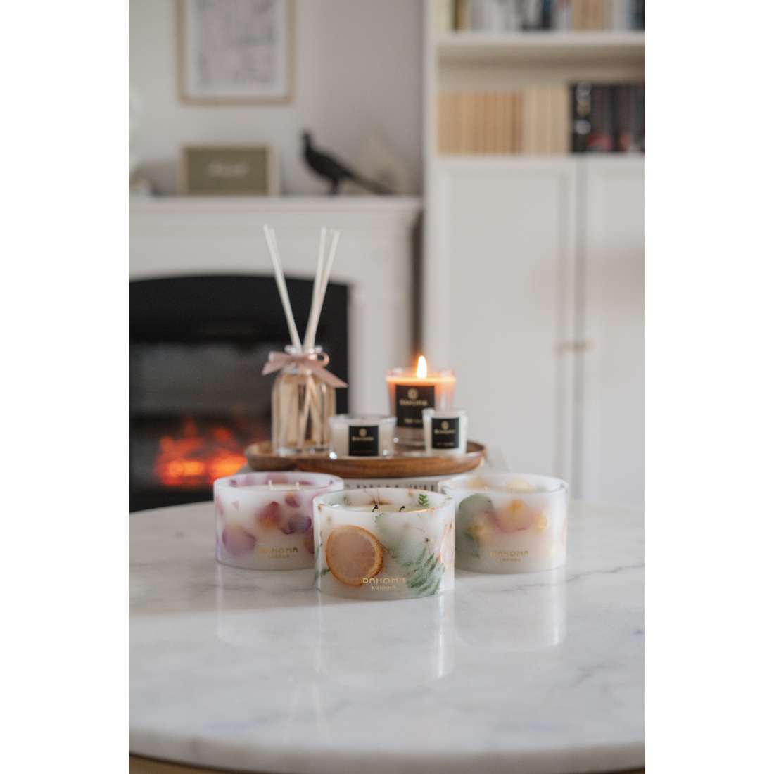 'Botanical Small' Kerze - Orange Spice 600 g