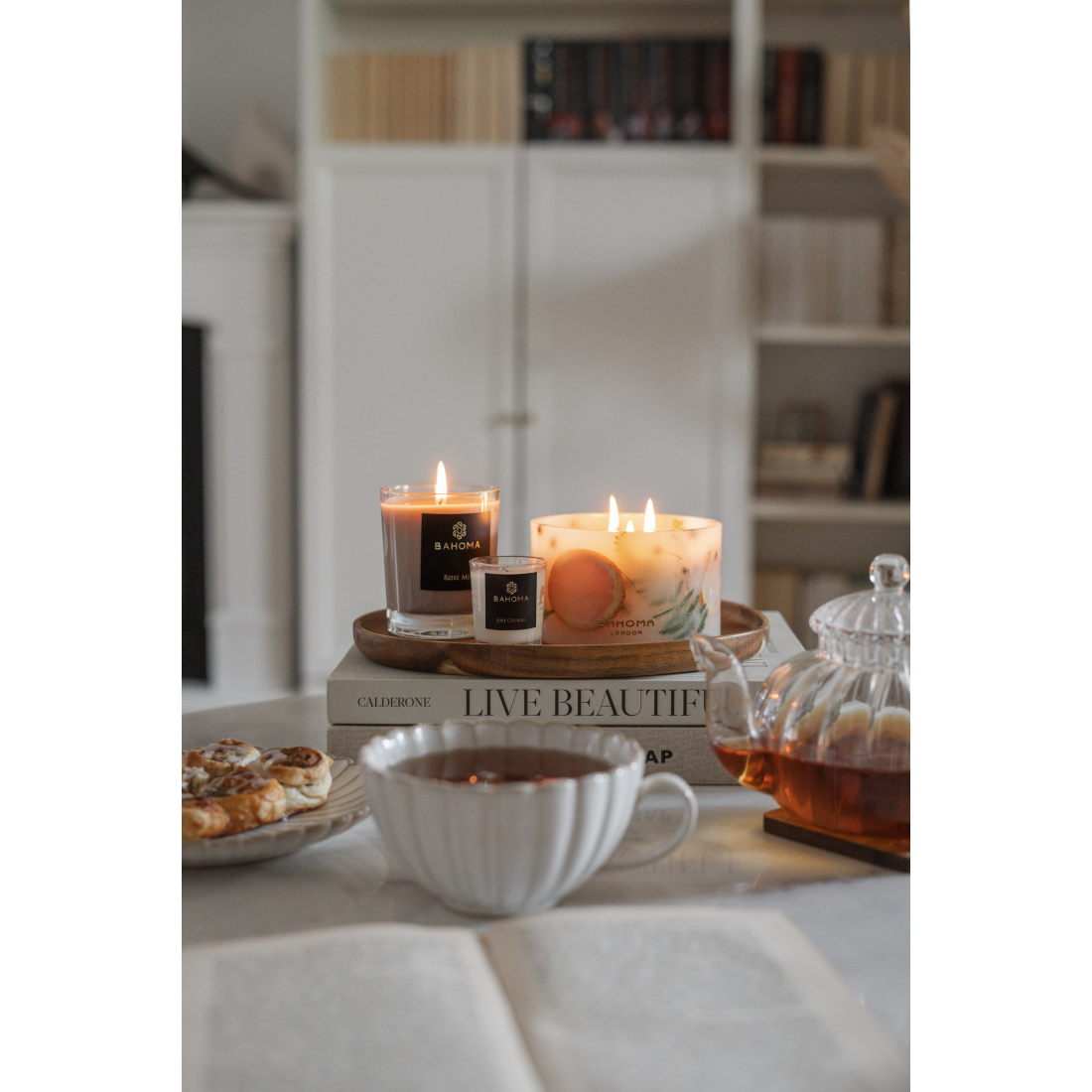 'Botanical Small' Kerze - Orange Spice 600 g