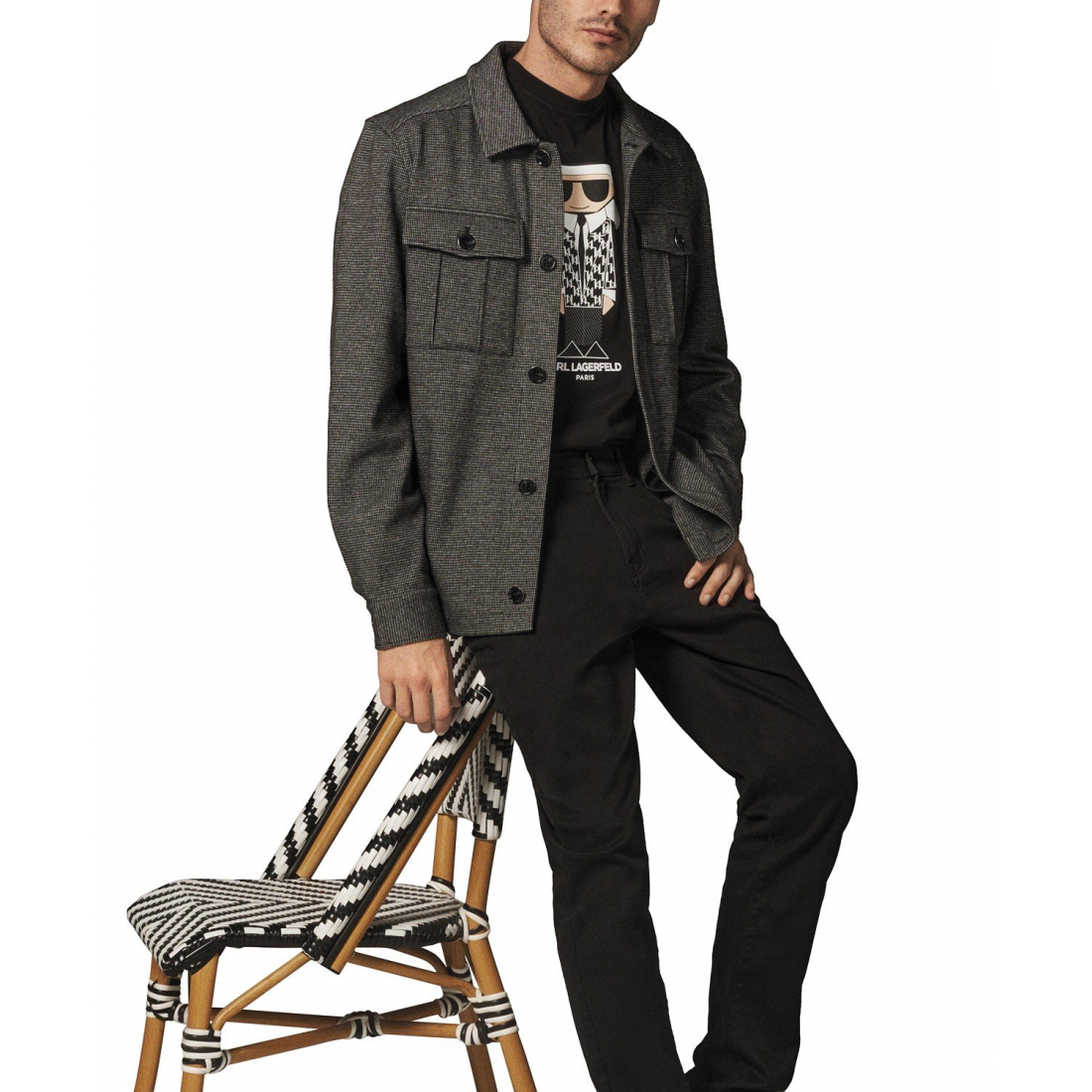 Men's 'Flat-Head Karl Graphic' T-Shirt