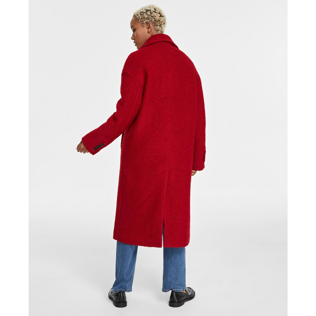 'Double-Breasted Overcoat' pour Femmes