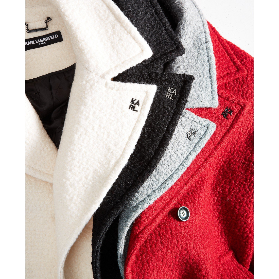 'Double-Breasted Overcoat' pour Femmes