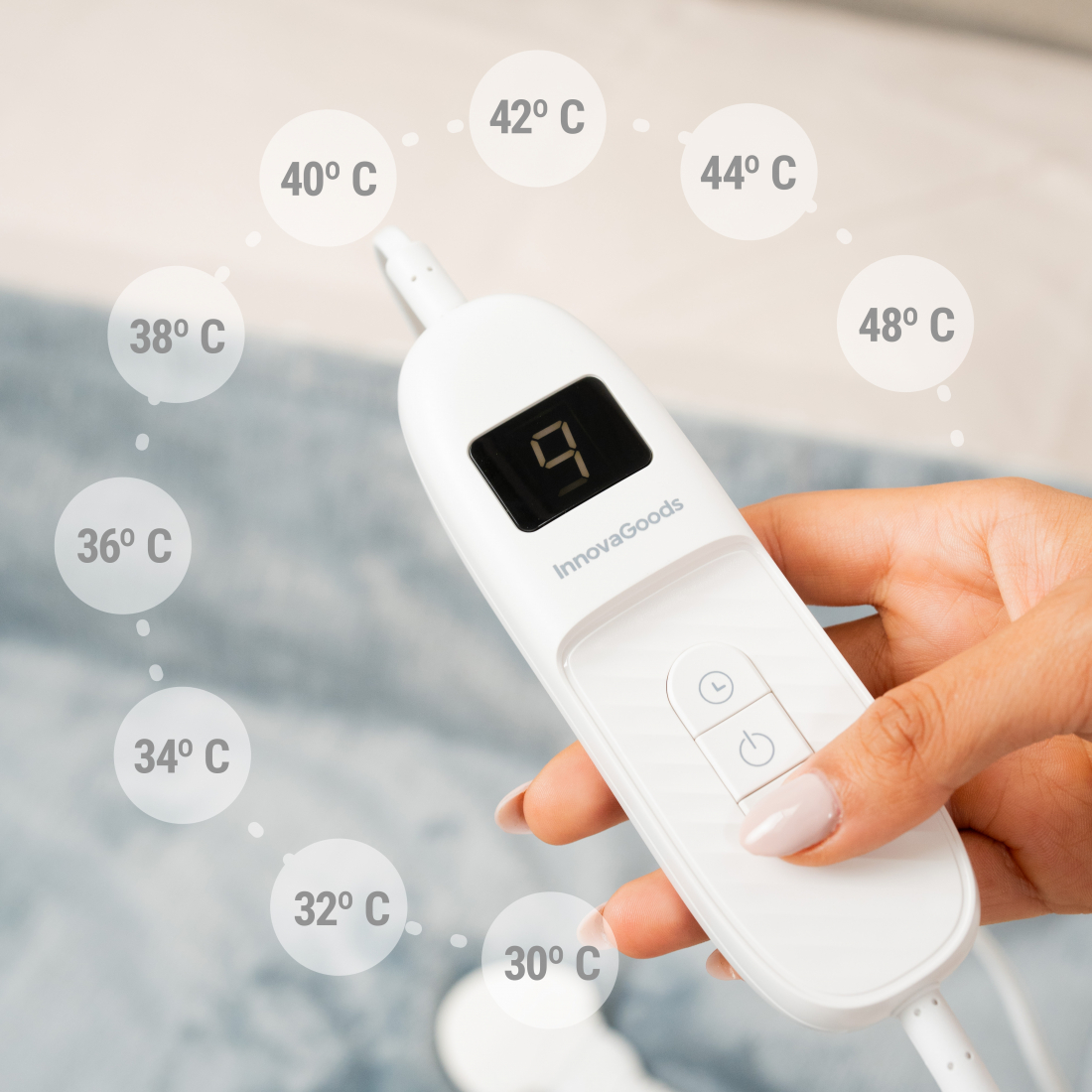 Couverture Chauffante Elakef 120 x 160 cm 160 W