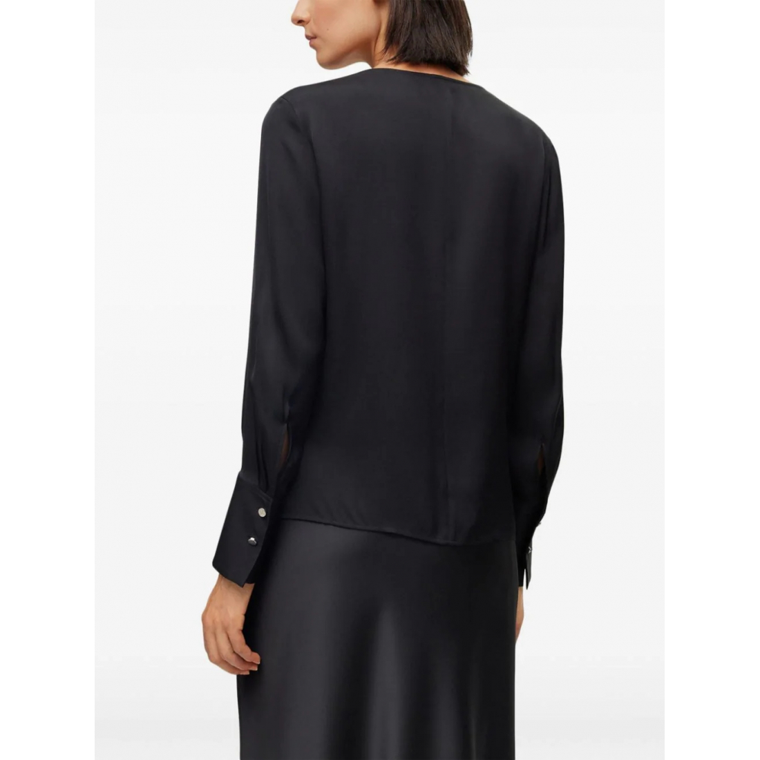 Blouse à manches longues 'Twist-Detailing' pour Femmes