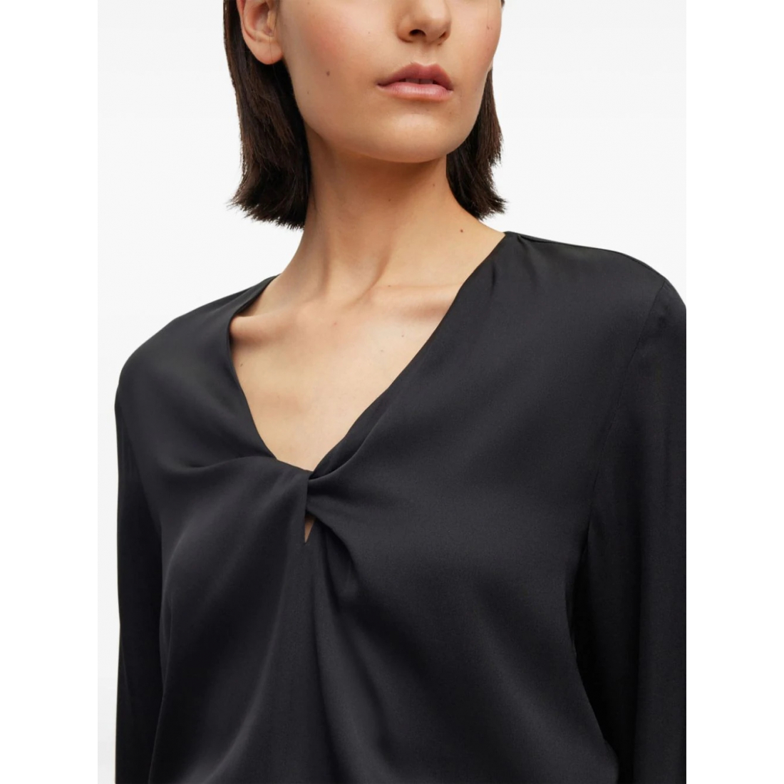 Blouse à manches longues 'Twist-Detailing' pour Femmes