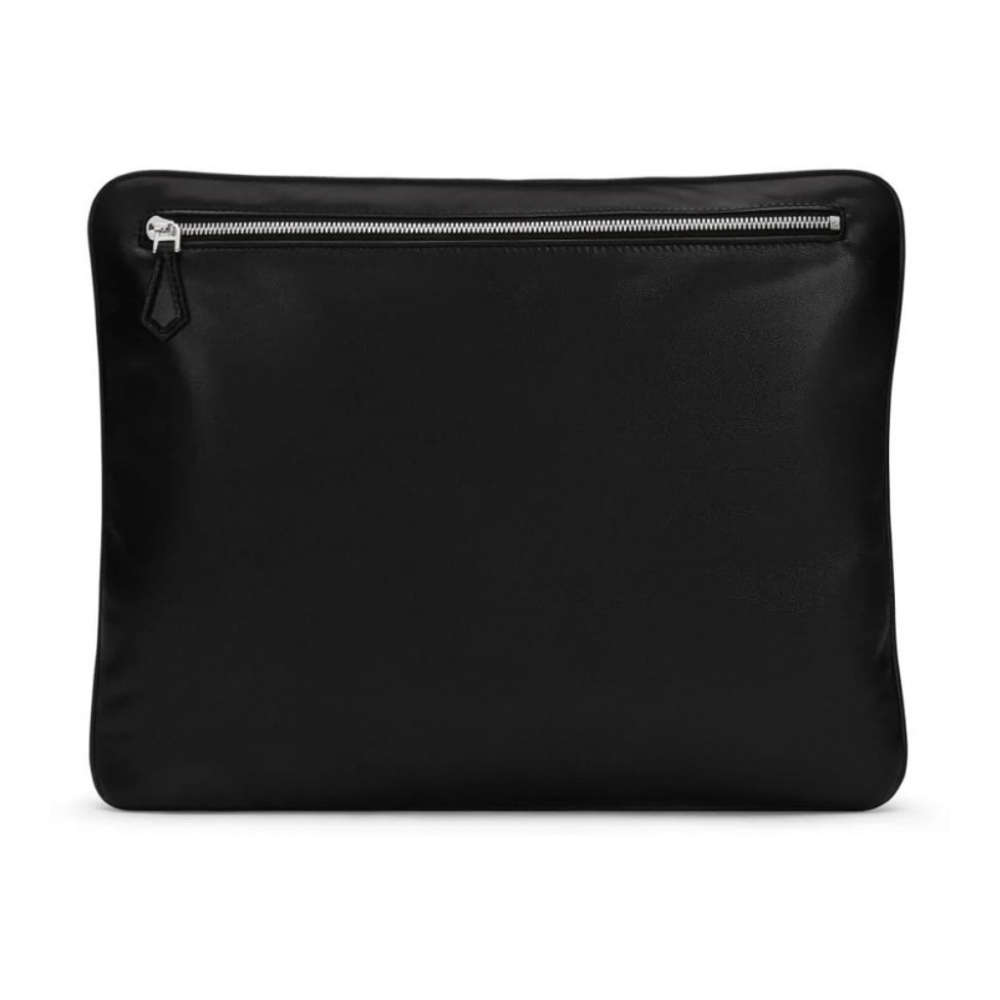 'Logo-Print' Abendtasche für Herren