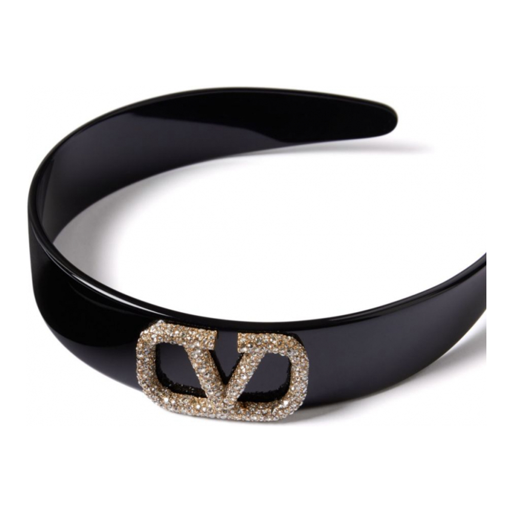 Serre tête 'VLogo Signature Crystal-Embellished' pour Femmes