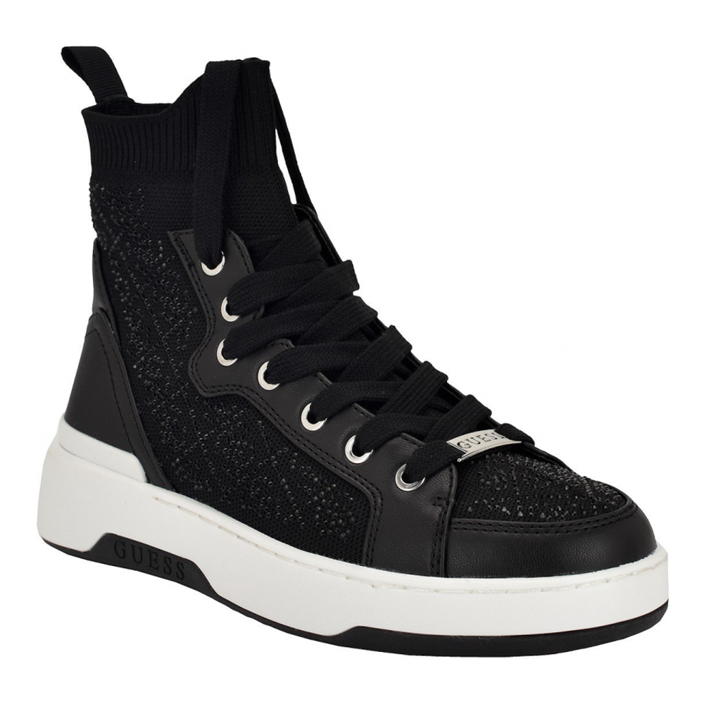 Women's 'Mannen Knit Hi-Top Lace-Up' High-Top Sneakers