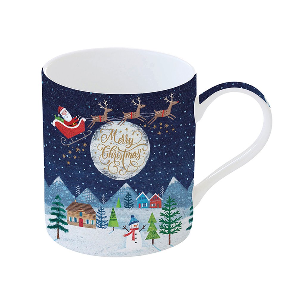 Set Mit 4 Porzellantassen À 350 ml In Geschenkbox Mit Liebe Zu Weihnachten Ass.1