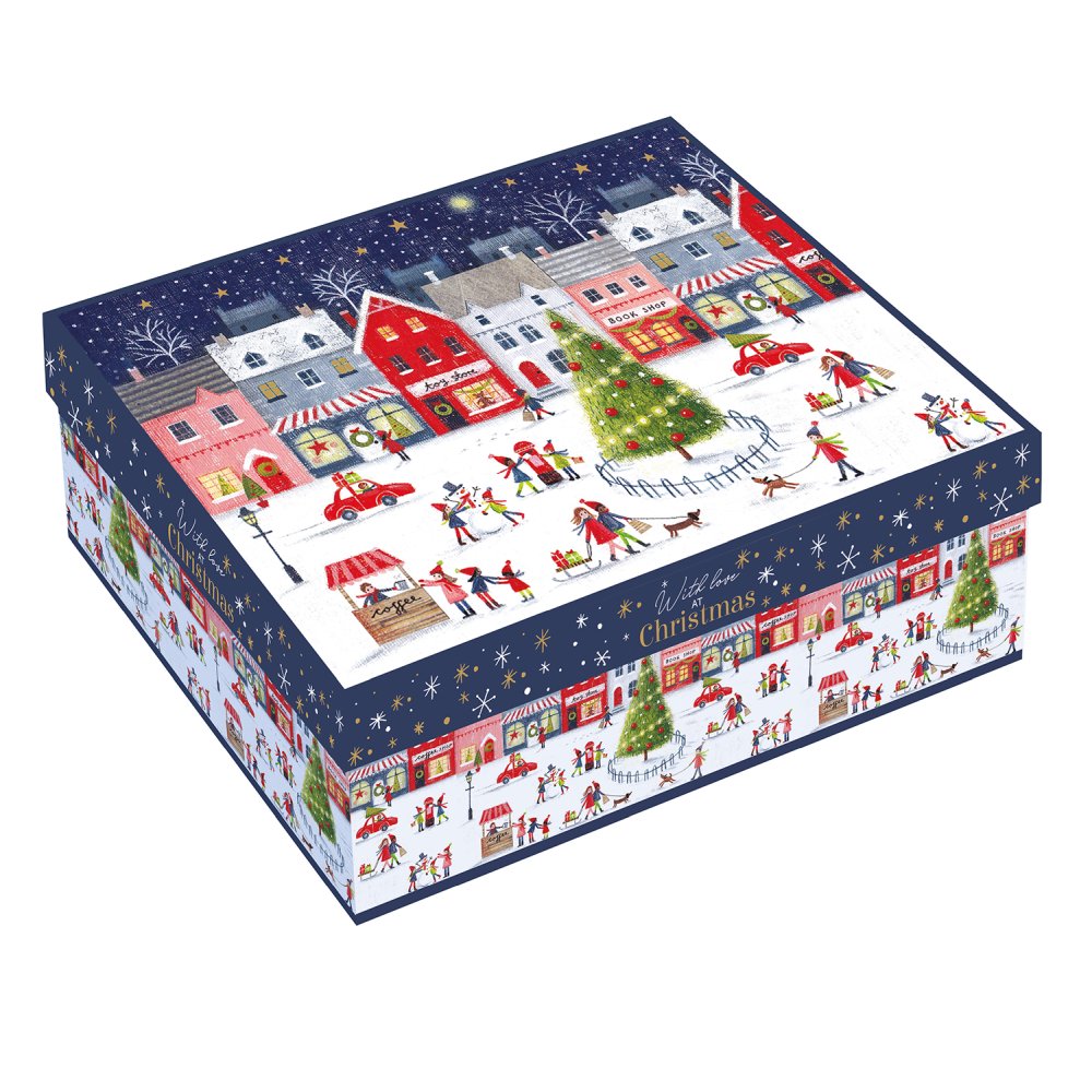 Set Mit 4 Porzellantassen À 350 ml In Geschenkbox Mit Liebe Zu Weihnachten Ass.1