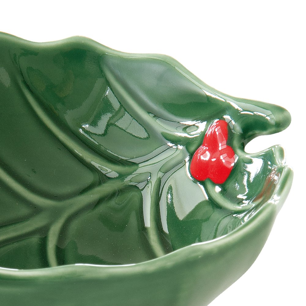 Porzellanschale Ø 14 cm In Farbbox, Stechpalme & Beerengrün