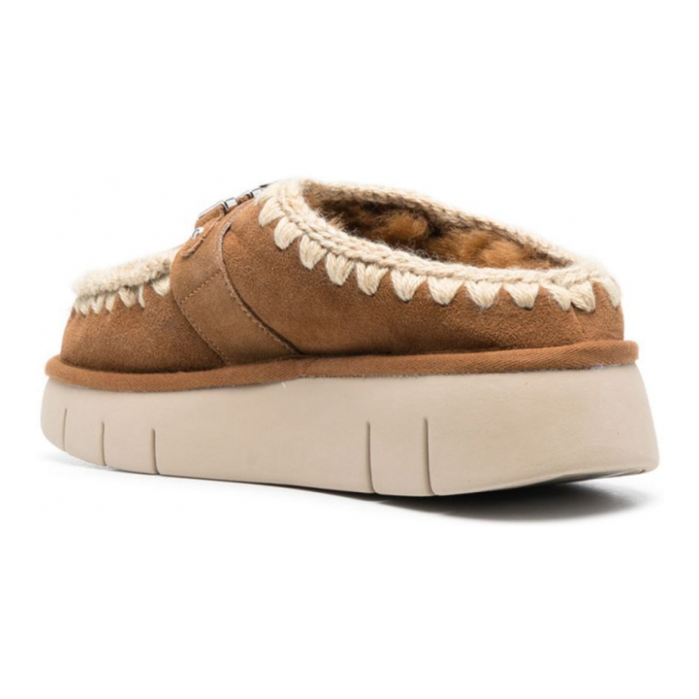 Women's 'Logo-Plaque Chunky' Slippers