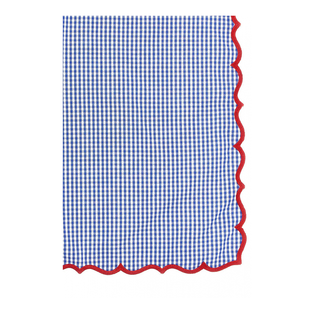 Serviettes 'Scalloped Vichy' - 45 x 45 cm - 2 Pièces