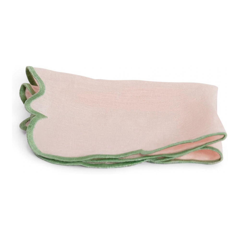 'With Scalloped Edge' Servietten  - 45 x 45 cm - 2 Stücke