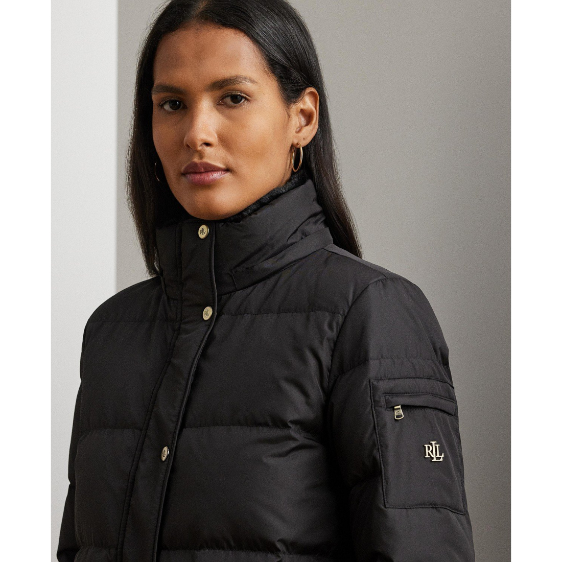 Manteau matelassé 'Faux-Fur Hooded' pour Femmes