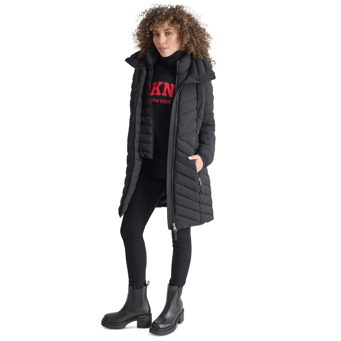 Manteau matelassé 'Bibbed Packable' pour Femmes