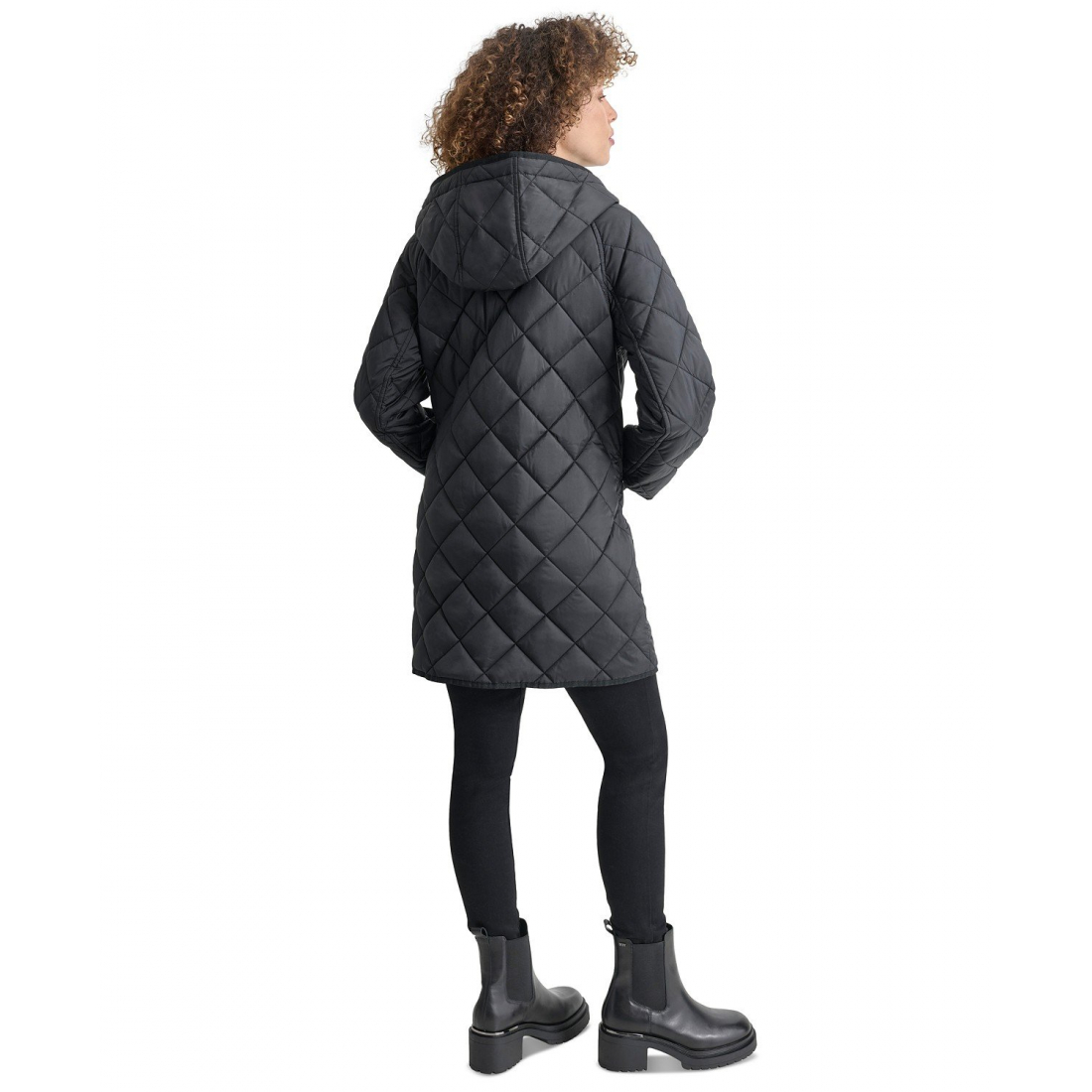 'Hooded Toggle Quilted' Mantel für Damen