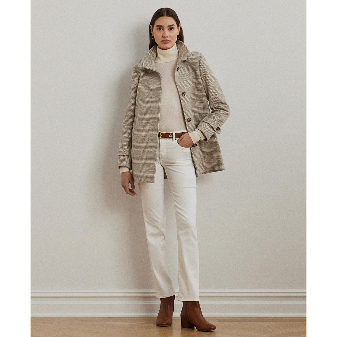 Manteau 'Hooded A-Line' pour Femmes