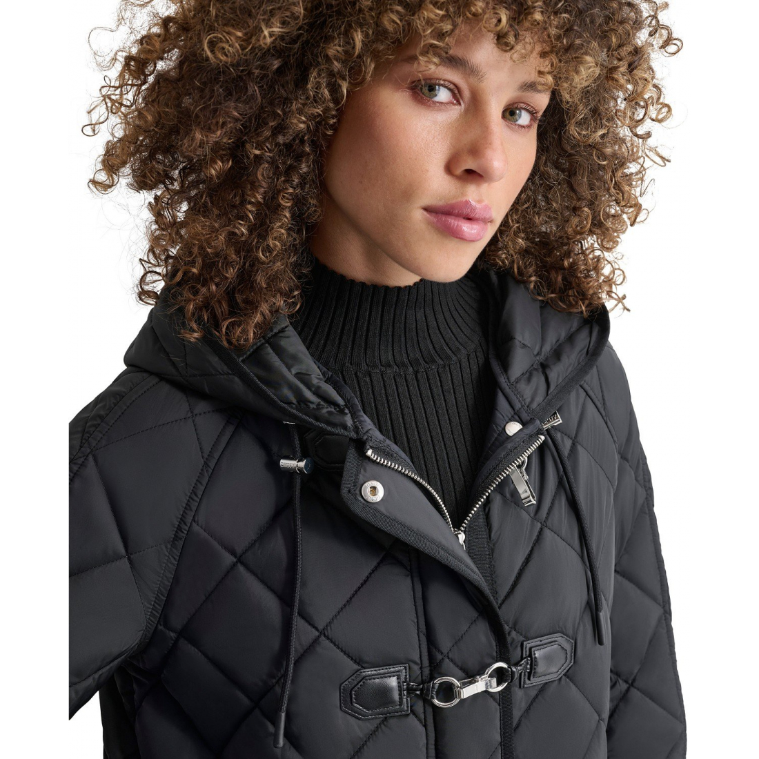 'Hooded Toggle Quilted' Mantel für Damen