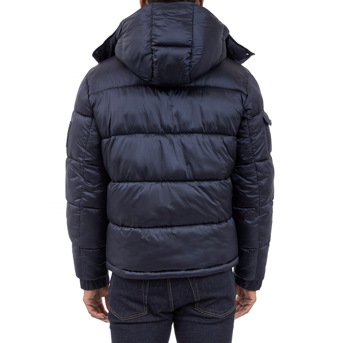 Veste matelassée 'Heavyweight Metallic Finish Hooded' pour Hommes